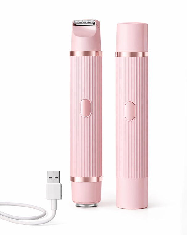 Rasoir Électrique Femme 2-en-1 – Étanche (Waterproof), Sans Fil & Rechargeable | Bikini & Corps